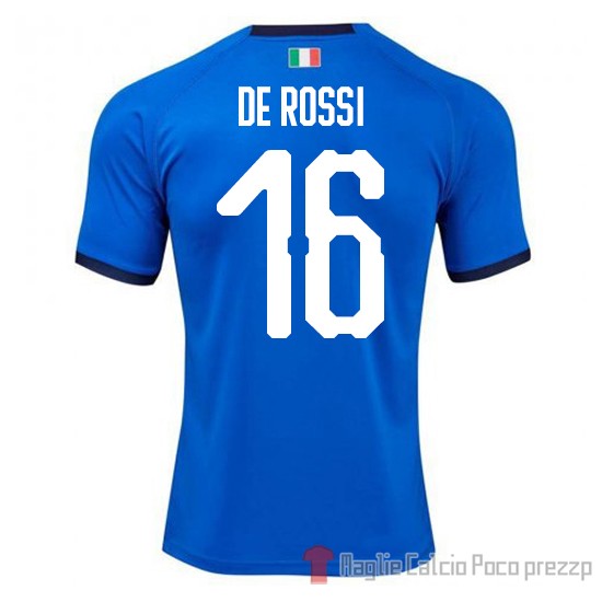 Maglia Italia Giocatore De Rossi Home 2018 - Clicca l'immagine per chiudere